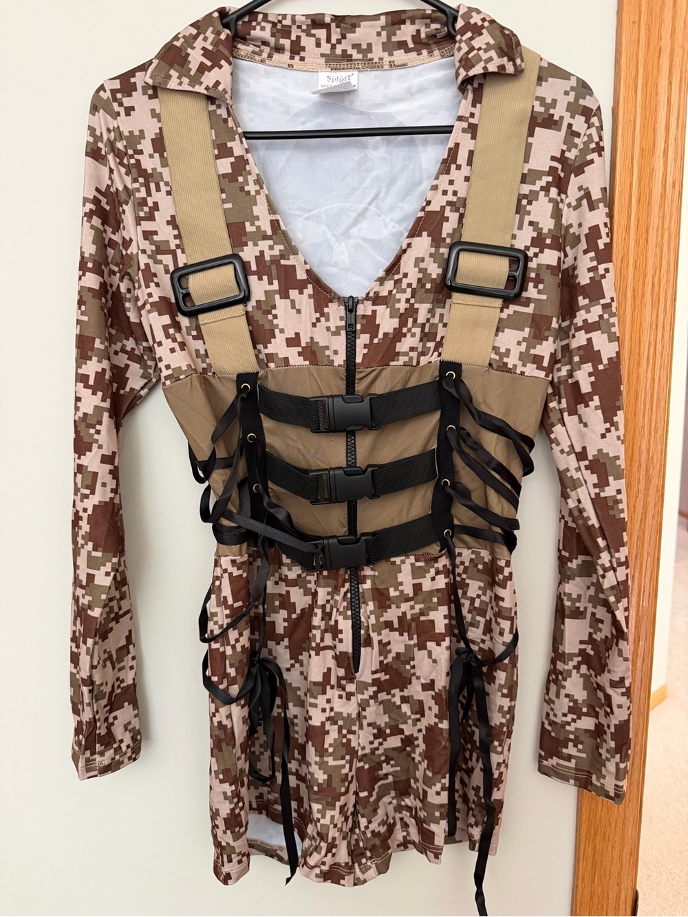 Digital Camo romper Halloween costume